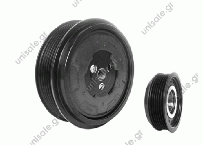 DENSO 6SEU 7SEU 6PK 126 mm 12V auto ac compressor clutch Audi bearing