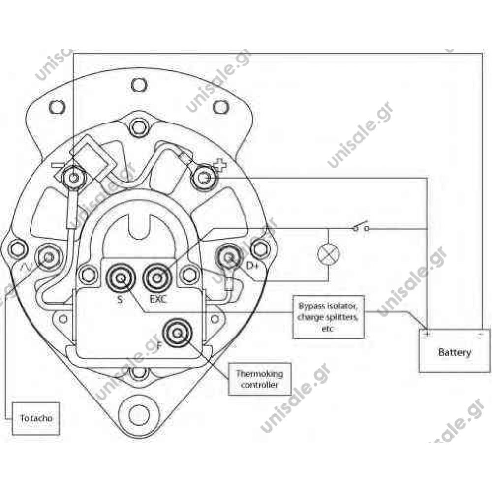 44-8904 THERMO KING Alternator 12 V 37 A PRESTOLITE ... carrier transicold wiring diagram 