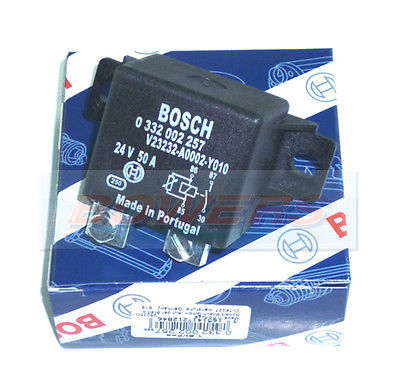 0332002257, BOSCH 24V 50/50Amp. BOSCH ΡΕΛΕ Relay BOSCH 0332002257 24V ...