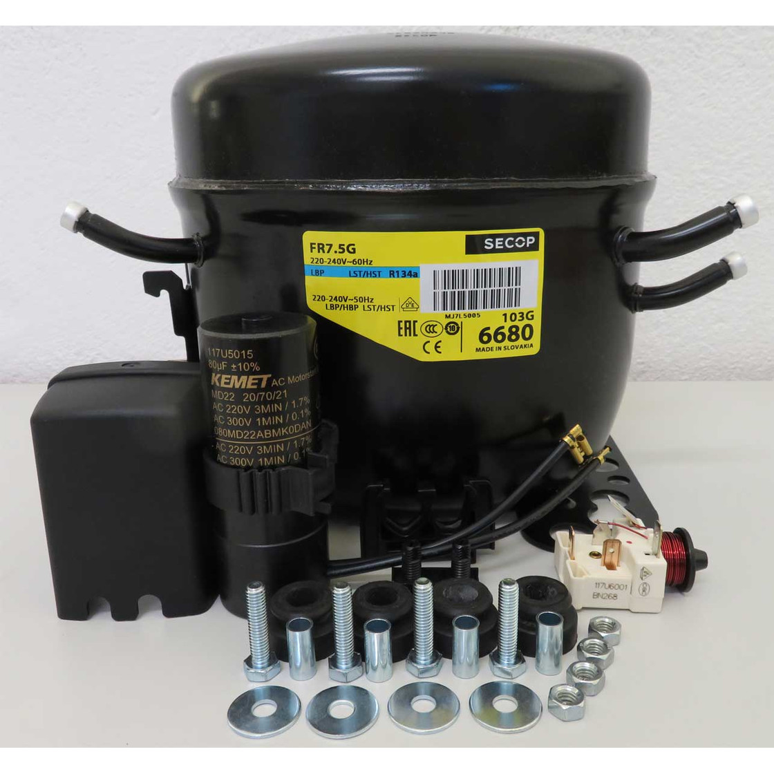 FR75G ΚΟΜΠΡΕΣΣΕΡ A/C DANFOSS 103g6680 Compressor R134A FR7.5G 195B0024